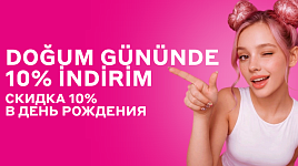 10% discount on your birthday